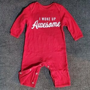 "I Woke Up Awesome" Baby Boy/Girl Bodysuit